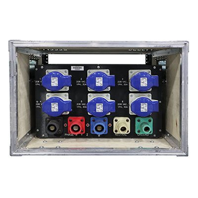 6 Way C3 30A Distro Back