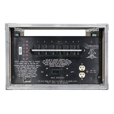 6 Way C3 30A Distro Front
