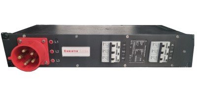 Distro CEE 32A 3Ph to 6 * TRUE1 Rackmount